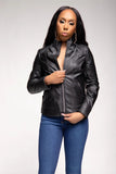 Charisma Faux Leather Moto Jacket