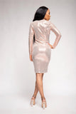 Champagne Life Sequin Dress