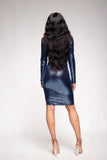 Champagne Blues Sequin Dress