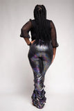 Bella Scrunched Metallic Pant