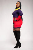 Poetic Justice Color Block Dress