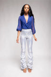 Bella Stacked Metallic Pant