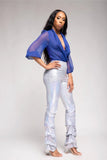 Bella Stacked Metallic Pant