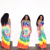 Tie Dye Festival Maxi Dress